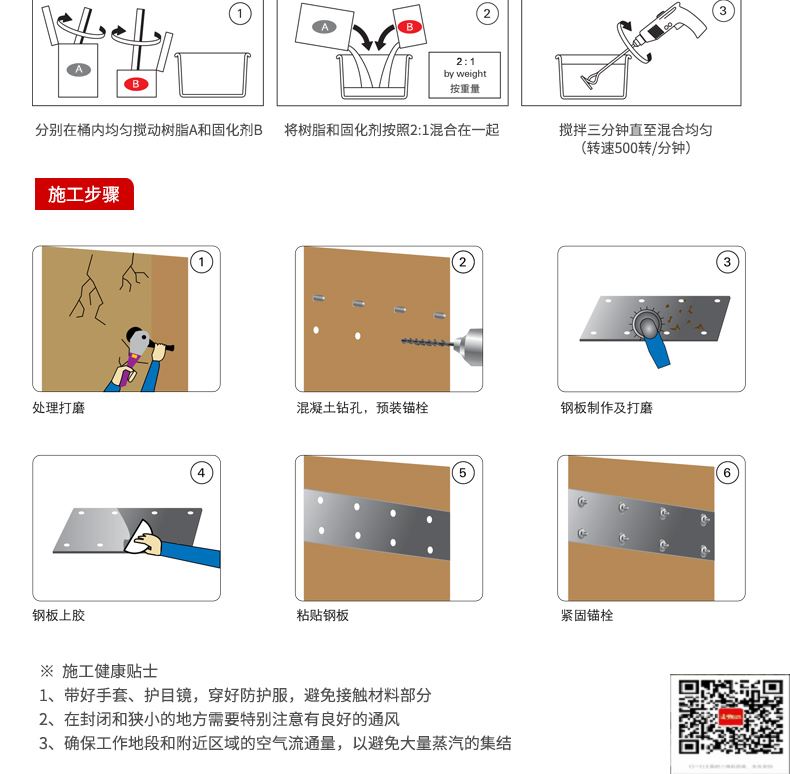 包钢舞阳粘钢加固施工过程